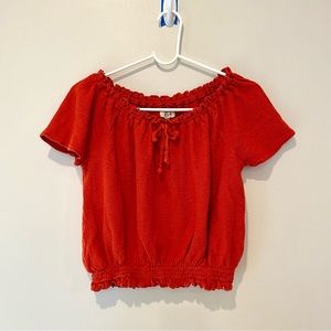 Madewell Adjustable Necktie Cotton Shirt XS